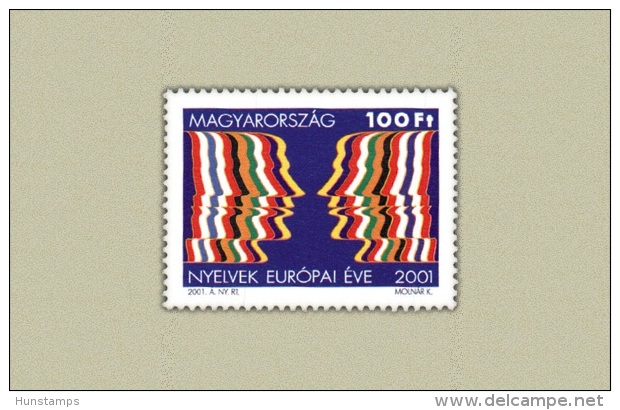 Hungary 2001. European Languages Year Stamp MNH (**) Michel: 4642 / 2 EUR - Neufs