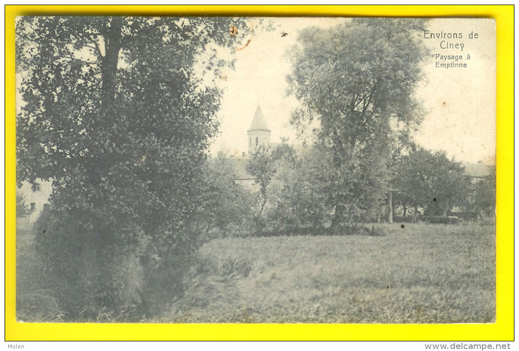 PAYSAGE à EMPTINNE = HAMOIS - ENVIRONS DE CINEY  444 - Hamois