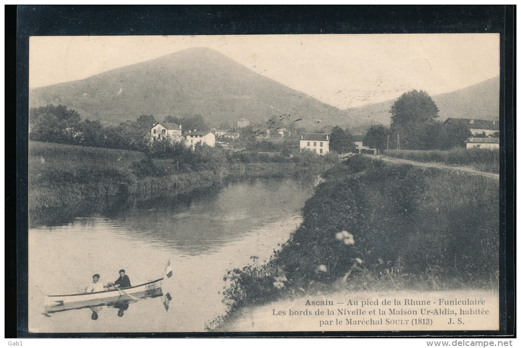 64 -- Ascain -- Au Pied De La Rhune - Funiculaire  -- Les Bords De La Nivelle Et La Maison Ur - Aldia - Ascain