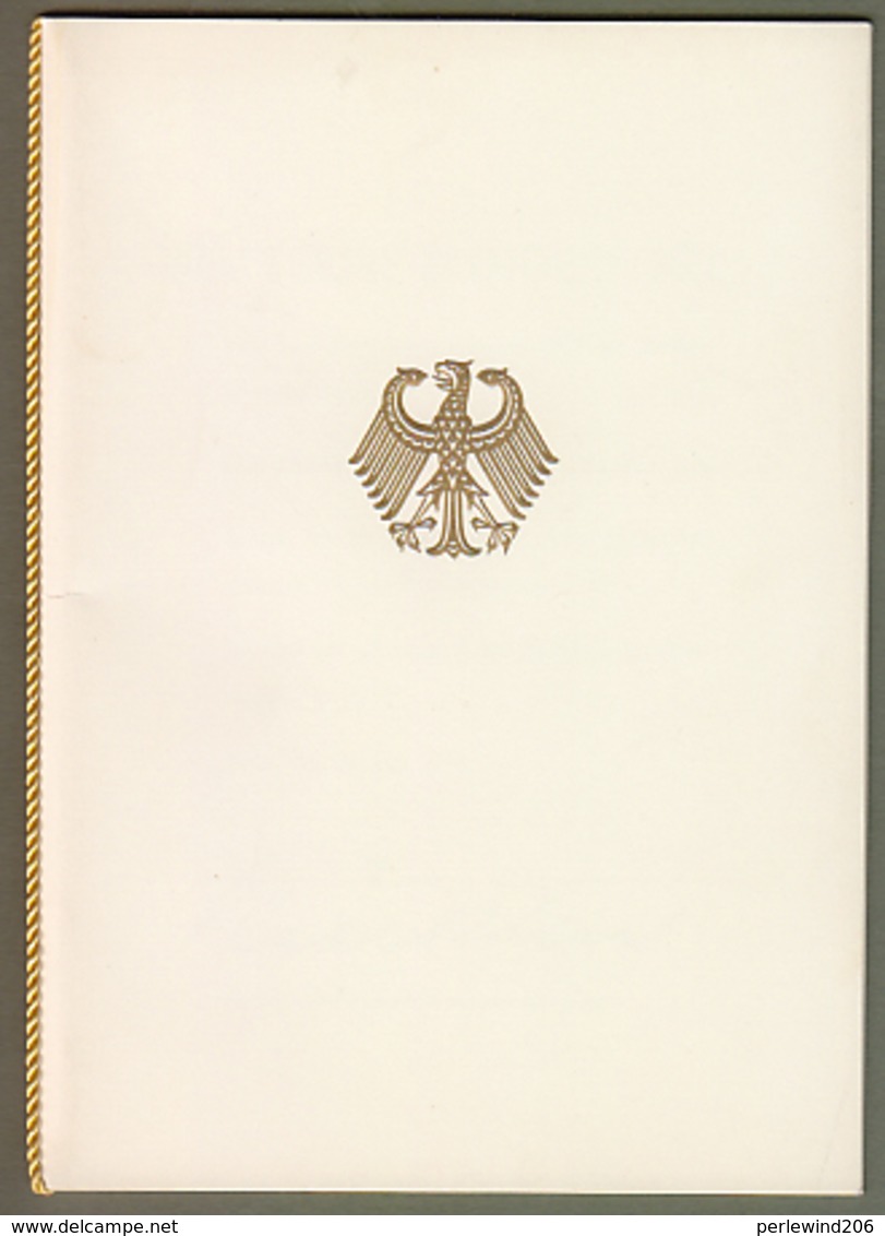 Bund + Saarland: Minister Card - Ministerkarte Typ II, Mi.-Nr. 292 + S. 437: " Turnbewegung " RR Joint Issue X - Lettres & Documents