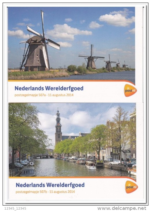 Nederland 2014, Postfris MNH, Folder 507, Unesco - Ongebruikt