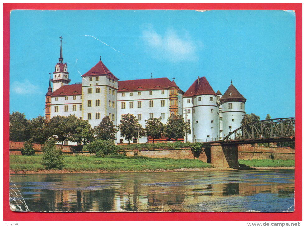 159114 / TORGAU - SCHLOSS HARTENFELS , RIVER BRIDGE - Germany Allemagne Deutschland Germania - Torgau