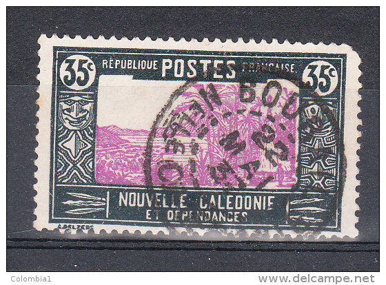 NOUVELLE CALEDONIE YT 147A Oblitéré 22 MAI 1933 BOURAIL - Gebraucht