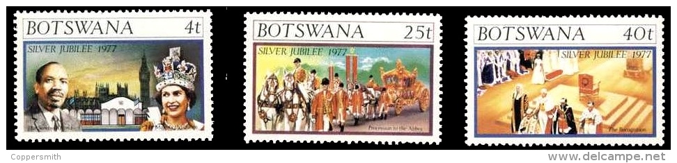 (050) Botswana  1977  Queen / Reine / Königin / Royalty  ** / Mnh  Michel 179-181 - Botswana (1966-...)