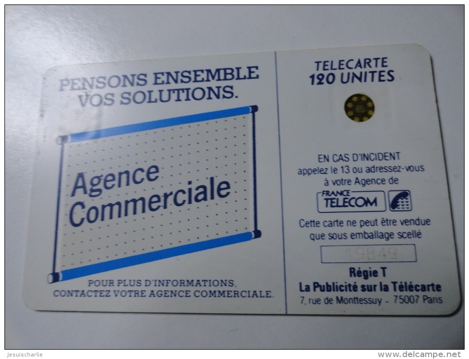 RARE : EMPREINTE DE PUCE SUR 600 AGENCES 120U SC4AN NR 19849 - Errors And Oddities