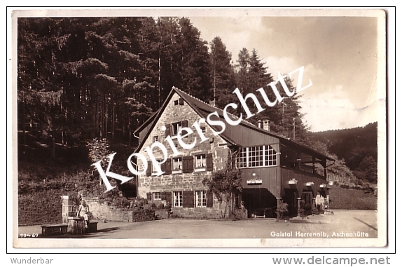 Gaistal Herrenalb, Aschenhütte  1937   (z1691) - Bad Herrenalb