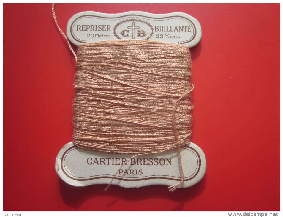 20 M. Coton REPRISER C+B BRILLANTé 22 YEARDS N°6 à La CROIX CARTIER-BRESSON NUANCE N° 849 PARIS Loisirs Créatifs 1930/40 - Cross Stitch