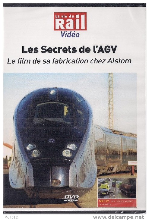 TRAINS FRANCE : LOT DE 2 DVD - LES SECRETS De L´AGV (ALSTOM) Et Les Essais à VELIM (République Tchèque)  La Vie Du Rail - Documentary