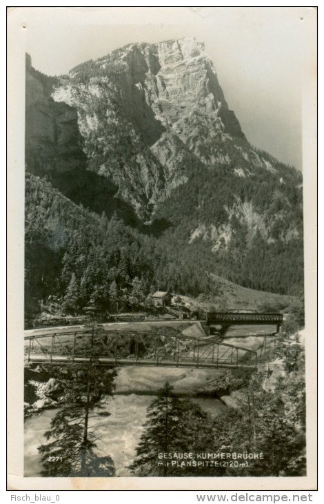 AK Steiermark Gesäuse Kummerbrücke Planspitze Österreich Walter Kramer Eggenberg Austria Autriche Ansichtskarte Postcard - Gesäuse