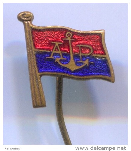 Rowing, Kayak, Canoe - Yugoslavia,  Vintage Pin, Badge, Enamel - Rudersport