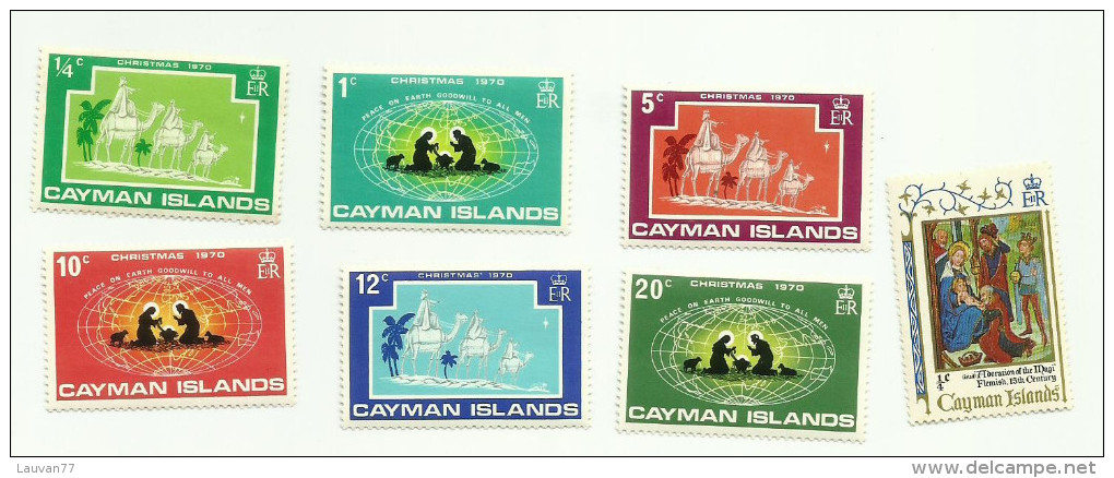 Iles Caïmans N°279 à 284, 293 Neufs  Côte 2.15 Euros - Cayman Islands