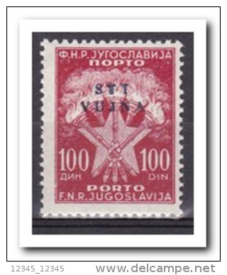 Triest Zone B 1952, Postfris MNH, Porto - Mint/hinged