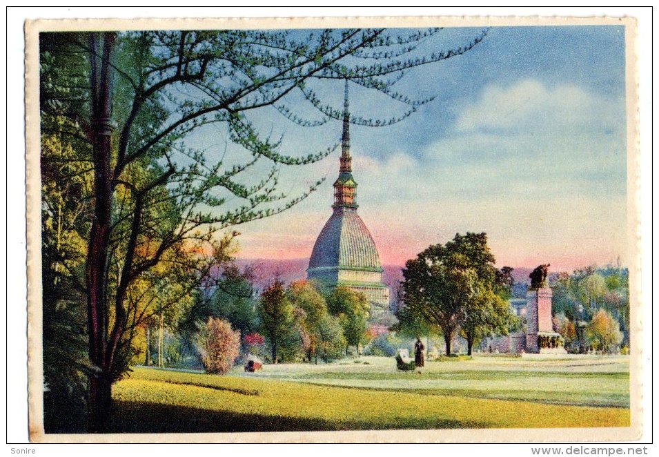 TORINO 1936 - MOLE ANTONELLIANA E MONUMENTO AL CARABINIERE - C578 - Mole Antonelliana