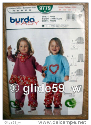 Patron Burda Easy - N° 9779 - Shirt+Hose-T-Shirt+Pantal - Patterns