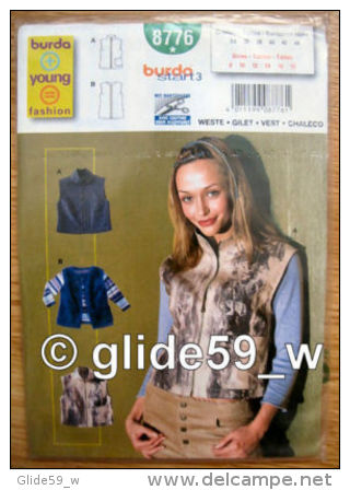 Patron Burda Start 3 Young Fashion - N° 8776 - Weste-Gi - Patterns