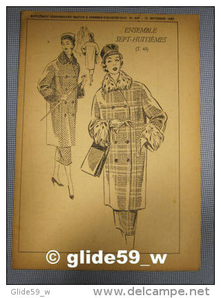 Patron Femmes D'Aujourd'hui N° 645 - 12 Septembre 1957 - Patterns