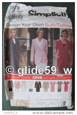 Patron Simplicity - N° 9878 - Design Your Own - Suit-Ta - Patrons