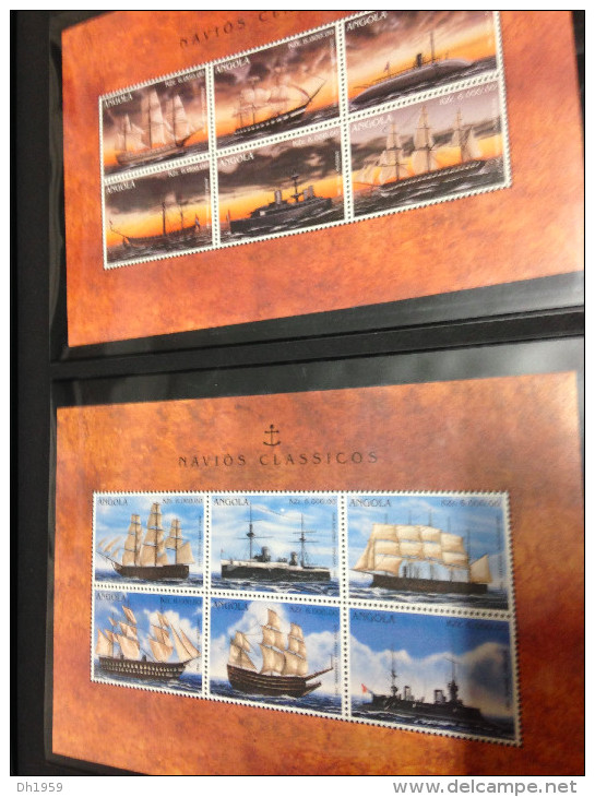 ANGOLA LOT COLLECTION ... PHOTOS !!! BATEAUX SHIPS SCHIFFE VOILIERS SEGELSCHIFFE NAVIRE BARCOS TITANIC  MARINE - Angola