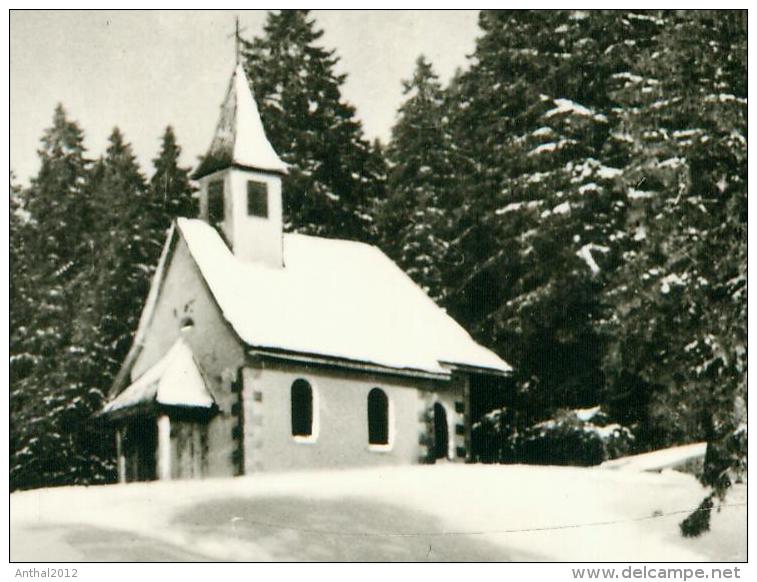 Todtnauberg Krieger-Gedächtnis-Kapelle An Der Bergerhöhe Im Winter 30.12.1968 Gezackt - Todtnau