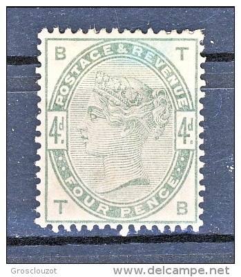 LUX . UK 1884 Victoria N. 81-4 Penny Verde Lettere BT MLH . Molto Fresco, Colori Vivi, Ben Centrato Cat. € 750 - Unused Stamps