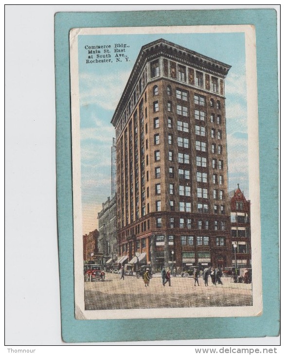 NEW  YORK  -  COMMERCE  BLDG.  MAIN  ST. EAST  AT  SOUTH  AVE.  ROCHESTER - Autres Monuments, édifices