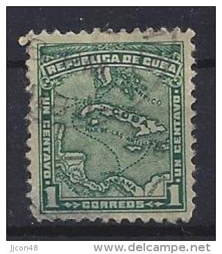 Cuba  1914  Map Of West Indies  1c  (o) - Gebruikt