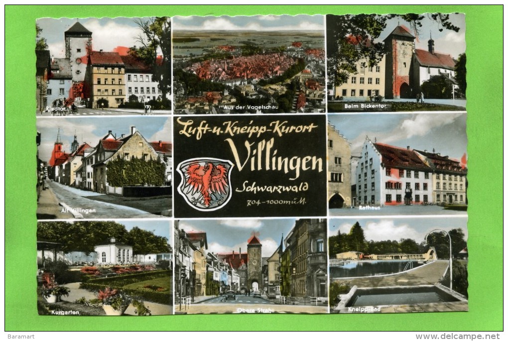 VILLINGEN SCHWARTZWALD LUFT U KNEIPP KURORT MULTIVUES - Villingen - Schwenningen