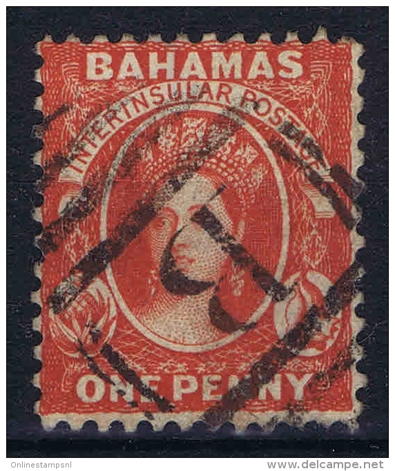 Bahamas: 1863 Yv Nr 5 Used, Signed/ Signé/signiert/ Approvato BRUN - 1859-1963 Colonie Britannique