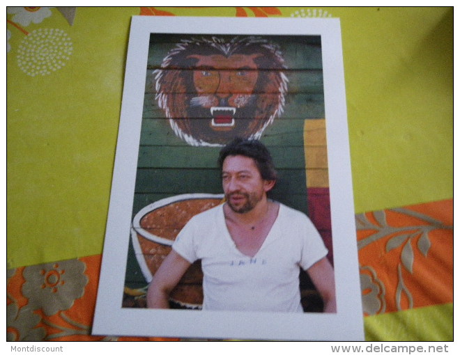 SERGE GAINSBOURG PHOTO AUTHENTIQUE MATE 21 X 29 CM - Other Products