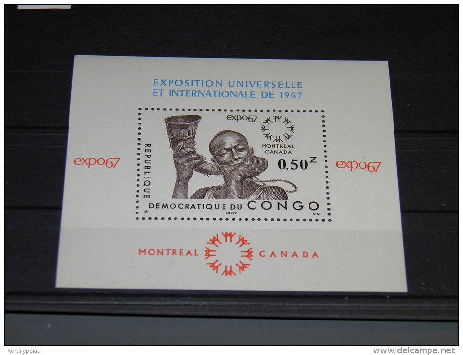 Congo (Kinshasa) - 1967 EXPO '67 Block MNH__(TH-12010) - Mint/hinged