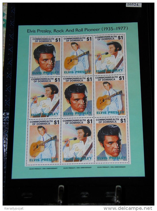 Dominica - 1993 Elvis Presley Kleinbogen MNH__(FIL-10524) - Dominique (1978-...)