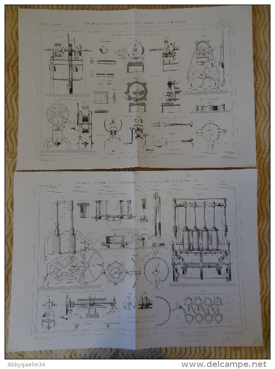 BAROMETRES METALLIQUES, PAR M. F. RICHARD _ CONSTRUCTION DU TUBE MOTEUR  Publication Industrielle - Máquinas