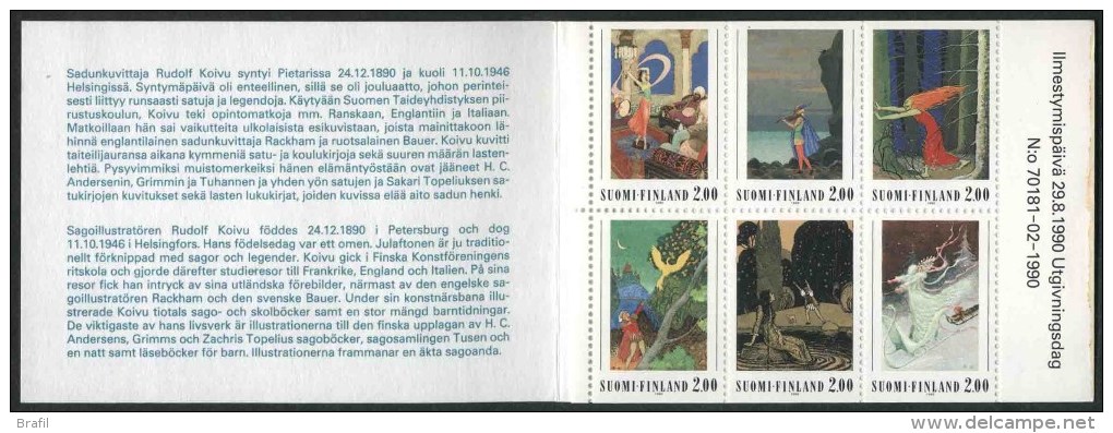 1990 Finlandia, Nascita Rudolf Koivu, Libretto, Serie Completa Nuova (**) - Booklets