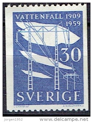 SWEDEN # STAMPS FROM YEAR 1959  STANLEY GIBBONS 407 - Nuevos