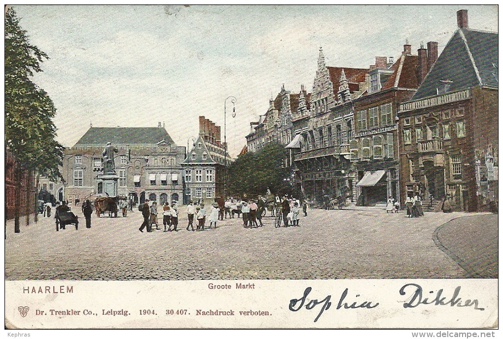 HAARLEM : Groote Markt - Cachet De La Poste 1905 - Haarlem