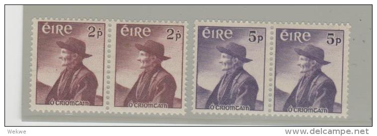 Irl Mi.Nr. 130-31 IRLAND - / Tomas  OCriomtain 1957 (Paar) ** MNH - Neufs