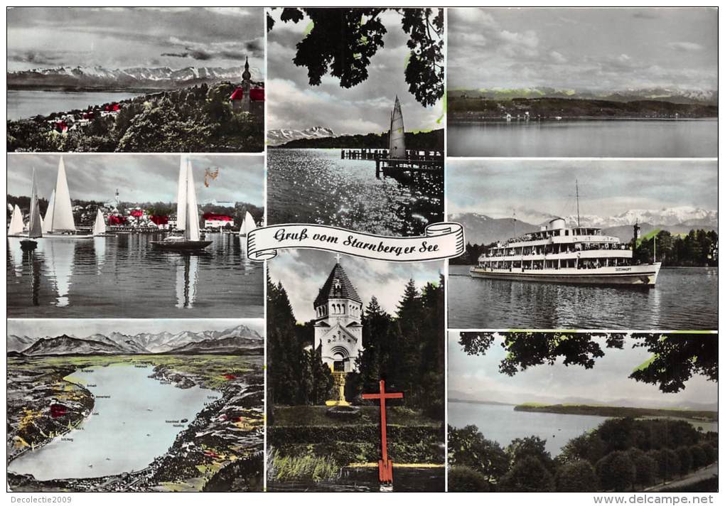 BG1853 Seeskaupt Gruss Vom Starnberg See Ship Bateaux  CPSM 14x9.5cm Germany - Starnberg