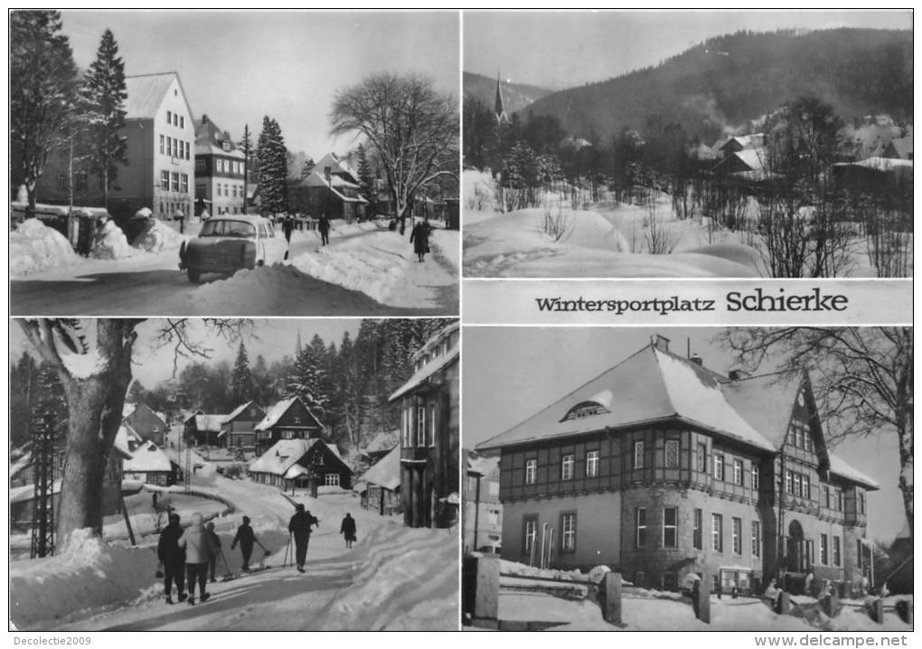 BG2130 Wintesportplatz Schierke Ski Car Voiture  CPSM 14x9.5cm Germany - Schierke