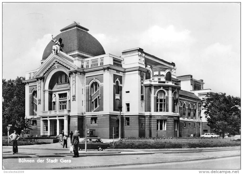 BG011 Buhnen Der Stadt Gera Car Auto  CPSM 14x9.5cm Germany - Gera