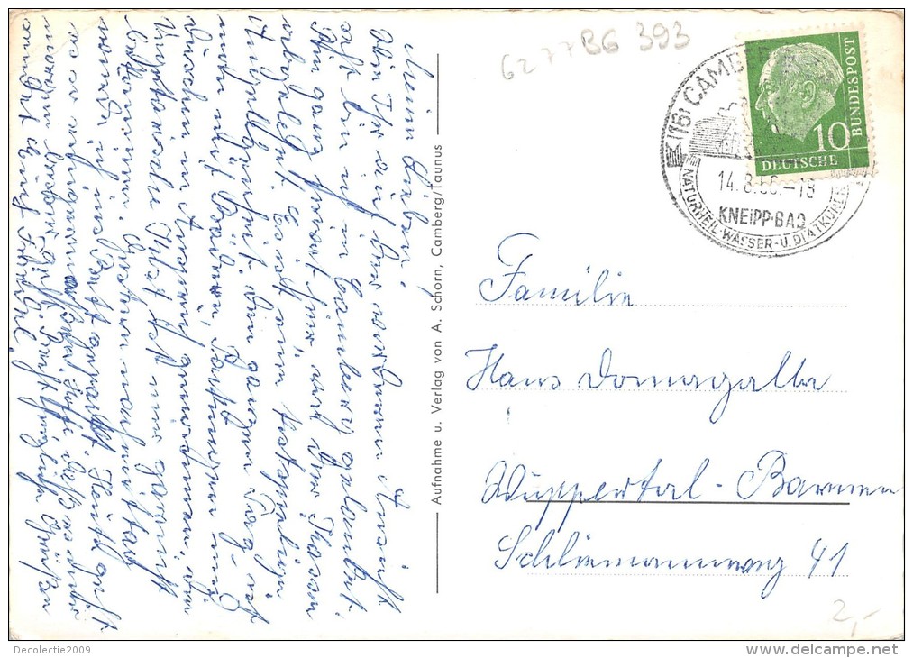 BG393 Taunus  Camberg  CPSM 14x9.5cm Germany - Bad Camberg