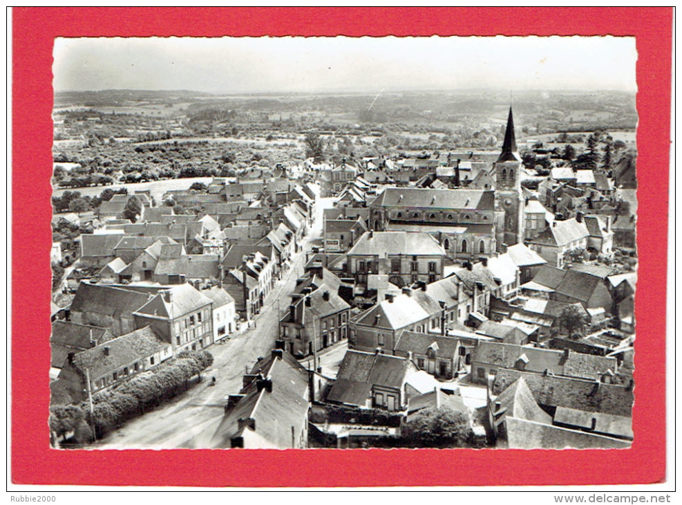 MOULINS LA MARCHE 1962 VUE AERIENNE CARTE EN TRES BON ETAT - Moulins La Marche