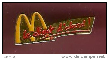 41041-Pin's.McDonald's..a Limentation.Hamburger.Ame Rican Burger.. - McDonald's