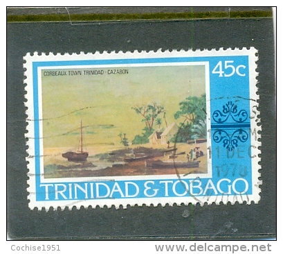 1975 TRINIDAD &amp; TOBAGO Y &amp; T N° 353 ( O ) Tableau - Trinidad & Tobago (1962-...)