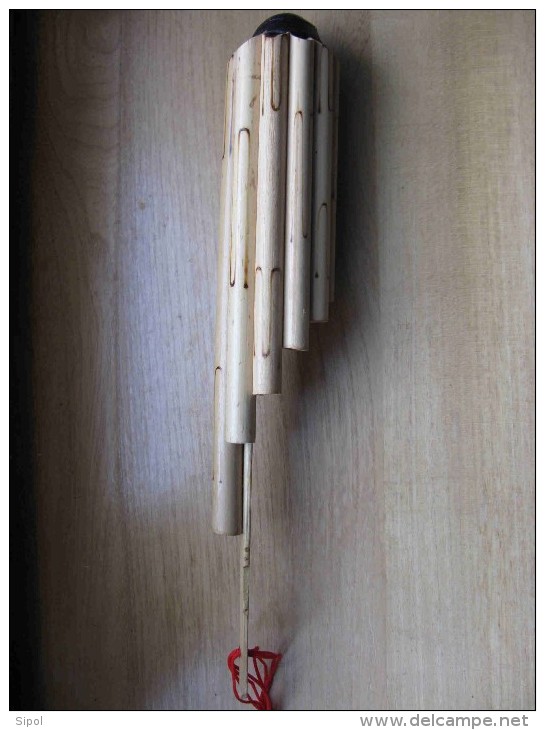 Pipeau En Bambou à 11 Tuyaux Contemporain TBE NEUF Longueur 26 Cm Diamètre Maxi  5 Cm - Musical Instruments