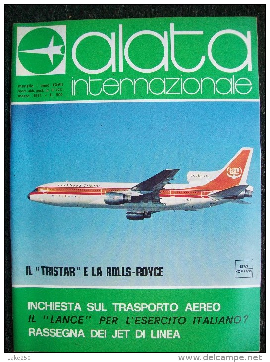ALATA -  MARZO   1971 - TRISTAR,8° Stormo FIAT G 91Y - Motori