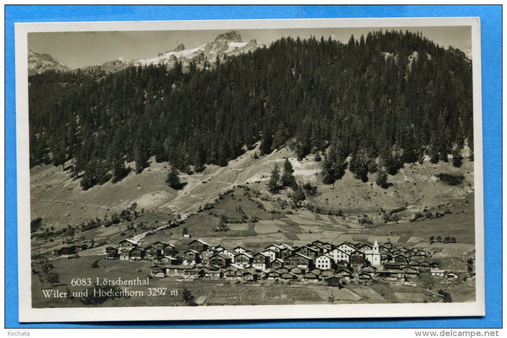 Mans751, Lötschenthal, Wiler Und Hockenhorn, 6083, Non Circulée - Wiler