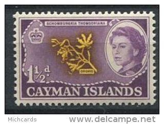 138 ILES CAIMANES 1962 - Orchidee (Yvert 159) Neuf **(MNH) Sans Trace Charniere - Cayman Islands