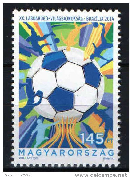 HUNGARY 2014 SPORT Soccer Football WORLD CUP BRAZIL - Fine Set MNH - Neufs