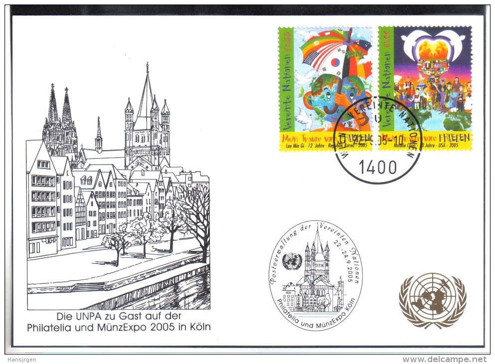 RTY11  UNO WIEN 2005  MICHL 451/52  WEISSE KARTE - White Cards - Other & Unclassified