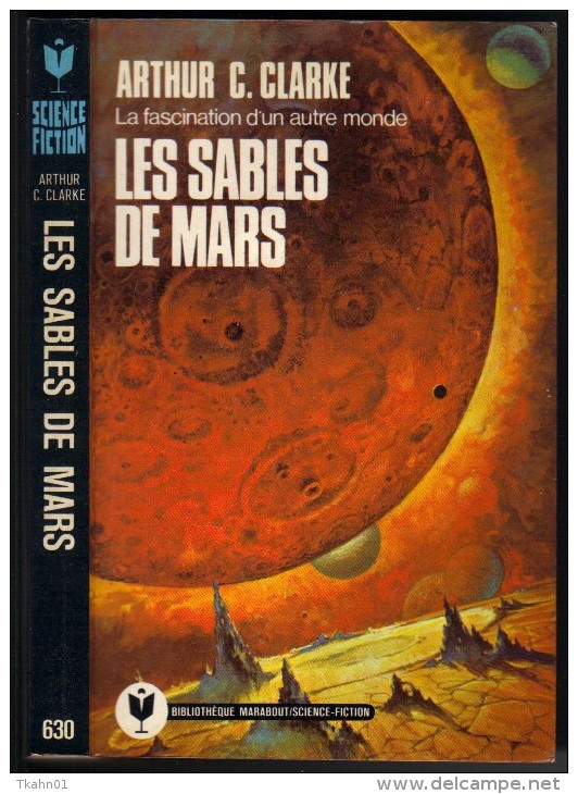 MARABOUT S-F N ° 630  " LES SABLES DE MARS  " ARTHUR-C- CLARKE - Marabout SF